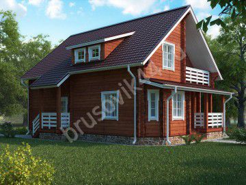 Проекты брусовых домов Брусовик