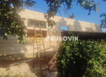 Дом 8х10,5 м из профилированного бруса 145х145мм с. Пощупово, Рыбновский район, Рязанская область
