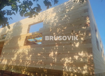 Дом 8х10,5 м из профилированного бруса 145х145мм с. Пощупово, Рыбновский район, Рязанская область