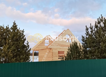 Дом 7х8 м из профилированного бруса 145х145 мм по проекту № 62 в коттеджном посёлке Лесной Ручей, Некрасовский район, Ярославская область