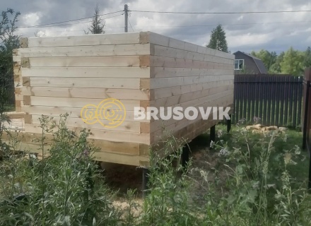 Баня 6х4м из профилированного бруса 145х145мм д. Вятчинки, Ивановская область