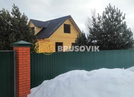 Дом 7х8 м из профилированного бруса 145х145 мм по проекту № 62 в коттеджном посёлке Лесной Ручей, Некрасовский район, Ярославская область