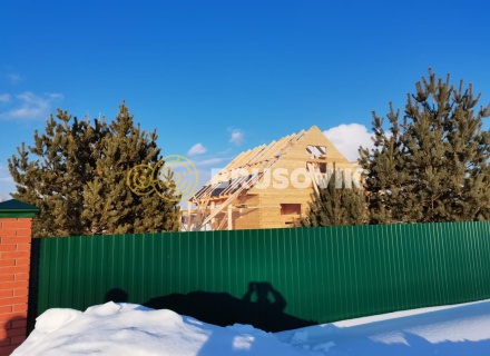 Дом 7х8 м из профилированного бруса 145х145 мм по проекту № 62 в коттеджном посёлке Лесной Ручей, Некрасовский район, Ярославская область