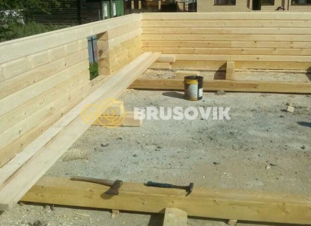 Дом 8х9 м из профилированного бруса 145х195 мм в г. Кострома, ул. Космонавтов, д. 43
