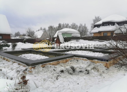 Двухэтажный дом 10х11 м из обрезного бруса 150х150 мм по индивидуальному проекту в СНТ Малиновая Роща, городской округ Домодедово, Московская область