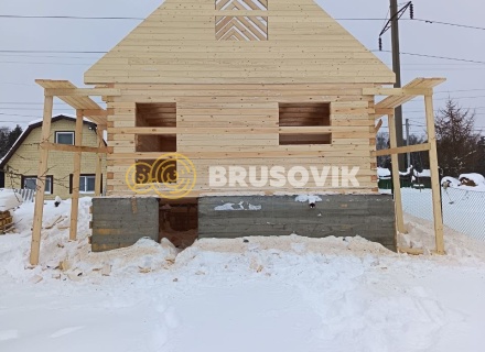 Баня 6х9 м. из профилированного бруса 145х145 мм. в г. Заволжье, Городецкий район, Нижегородская область