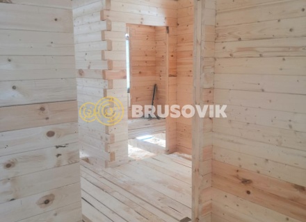 Дом 7х8 м из профилированного бруса 145х145 мм по проекту № 62 в коттеджном посёлке Лесной Ручей, Некрасовский район, Ярославская область