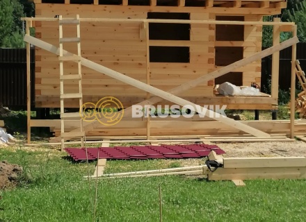 Баня 6х4м из профилированного бруса 145х145мм д. Вятчинки, Ивановская область