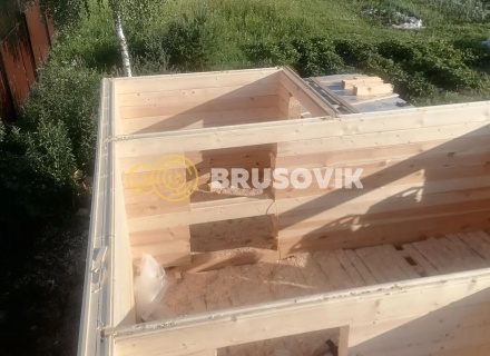 Баня 6х4м из профилированного бруса 145х145мм д. Вятчинки, Ивановская область