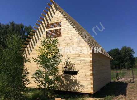  Дом по проекту заказчика из профилированного брус 145х145