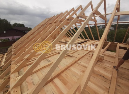 Дом 8,5х9 м из обрезного бруса 150х200 мм в посёлке Филино, г. Ярославль.