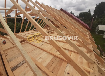 Дом 8,5х9 м из обрезного бруса 150х200 мм в посёлке Филино, г. Ярославль.