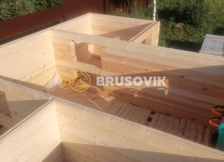 Баня 6х4м из профилированного бруса 145х145мм д. Вятчинки, Ивановская область