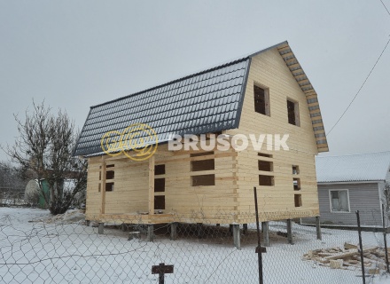 Дом 7х9м из профилированного бруса 145х145мм СНТ Литейщик, Каширский район, Московская область