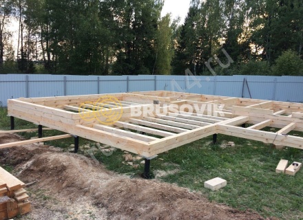 Строительство жилого дома из бруса