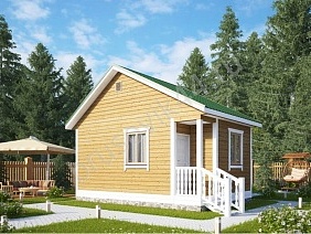 Проект №11 баня из бруса 6х4