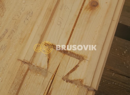Дом 9х13м из профилированного бруса 145х195мм в СНТ "Галант",  Заокский район, Тульская область