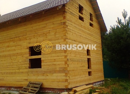 Дом из бруса 6х9 м из обрезного бруса 150х150 мм в Московской области
